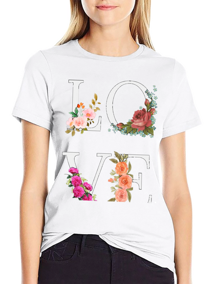 Floral Love Graphic T-Shirt