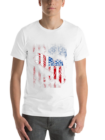 American Flag Eagle Graphic Tee
