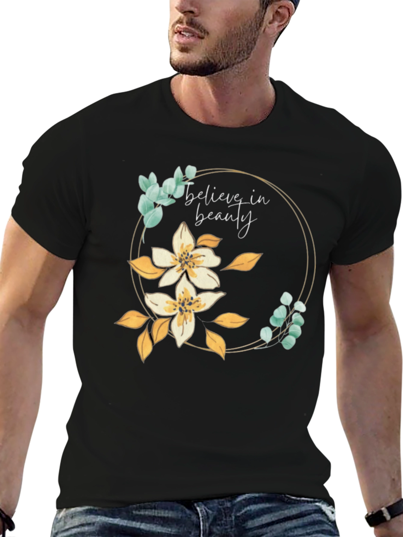 Believe in Beauty Floral Tee