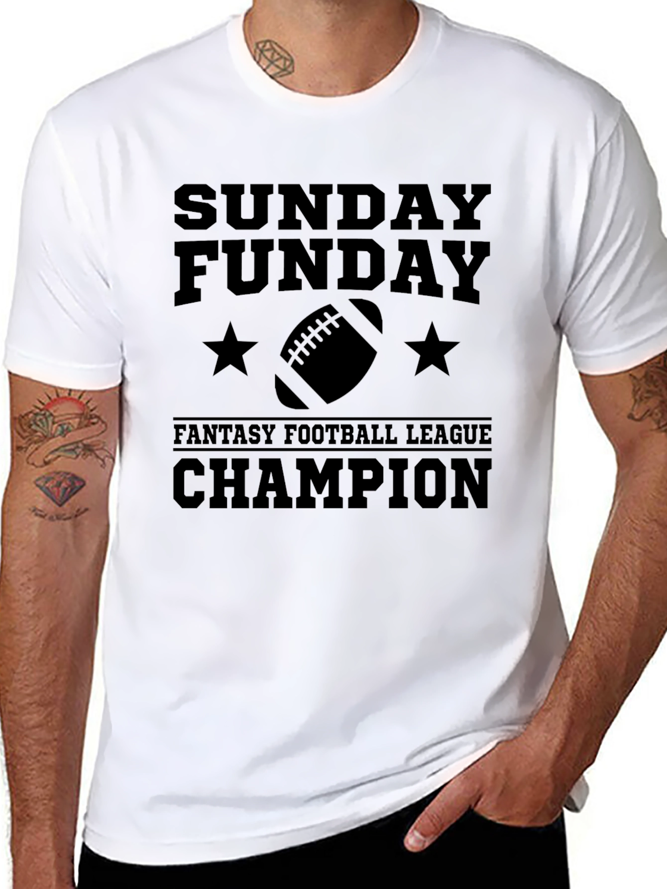 Sunday Funday Football Champion T-Shirt