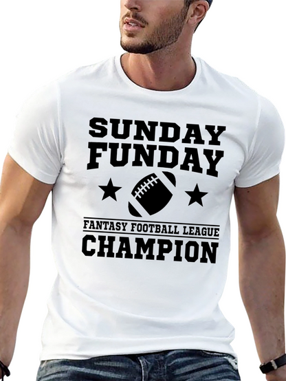 Sunday Funday Football Champion T-Shirt