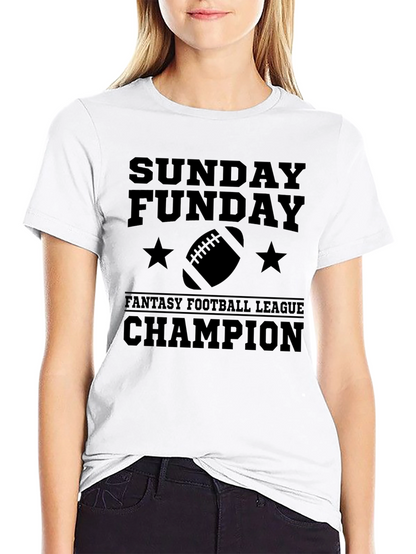 Sunday Funday Football Champion T-Shirt