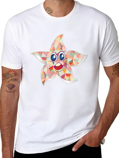 Starfish Graphic Tee - Whimsical Print Shirt