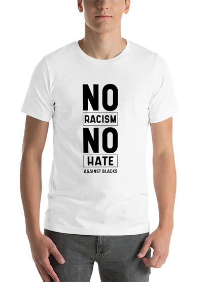No Racism No Hate Black T-Shirt
