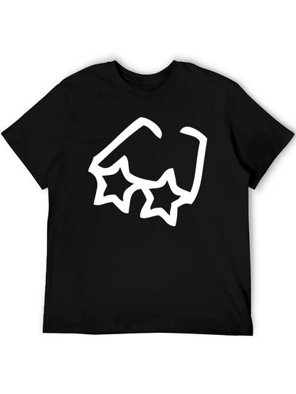 Cool Star Sunglasses Graphic Black T-Shirt