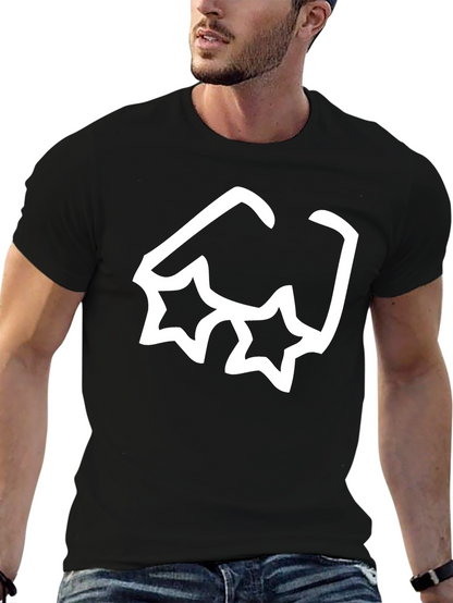 Cool Star Sunglasses Graphic Black T-Shirt