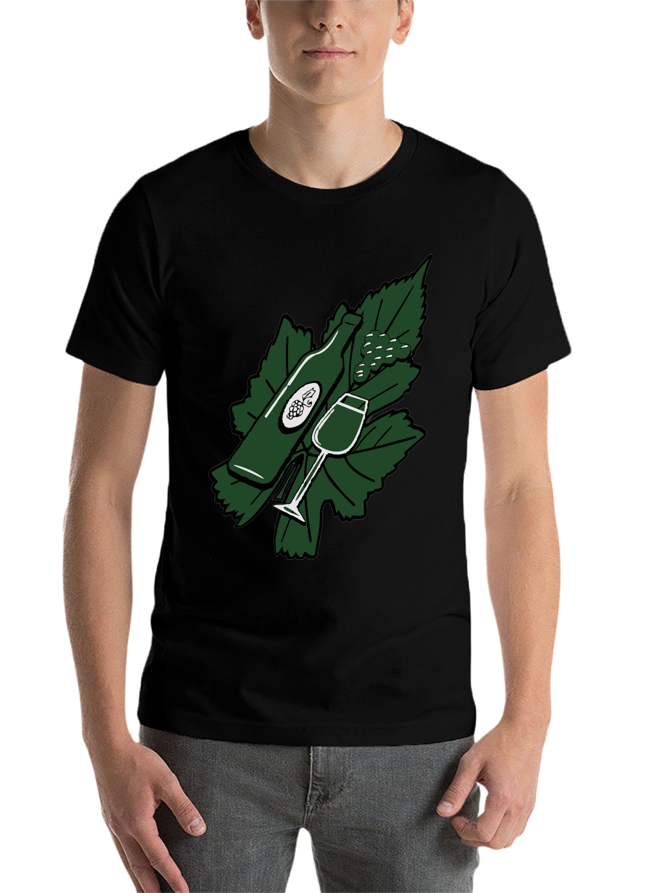 Wine Time Graphic T-Shirt