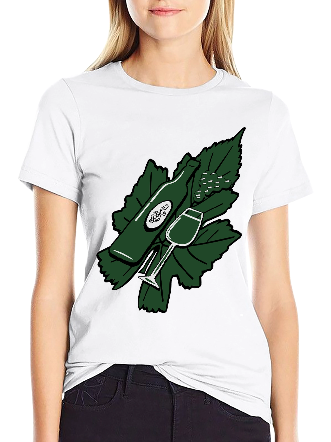 Wine Time Graphic T-Shirt