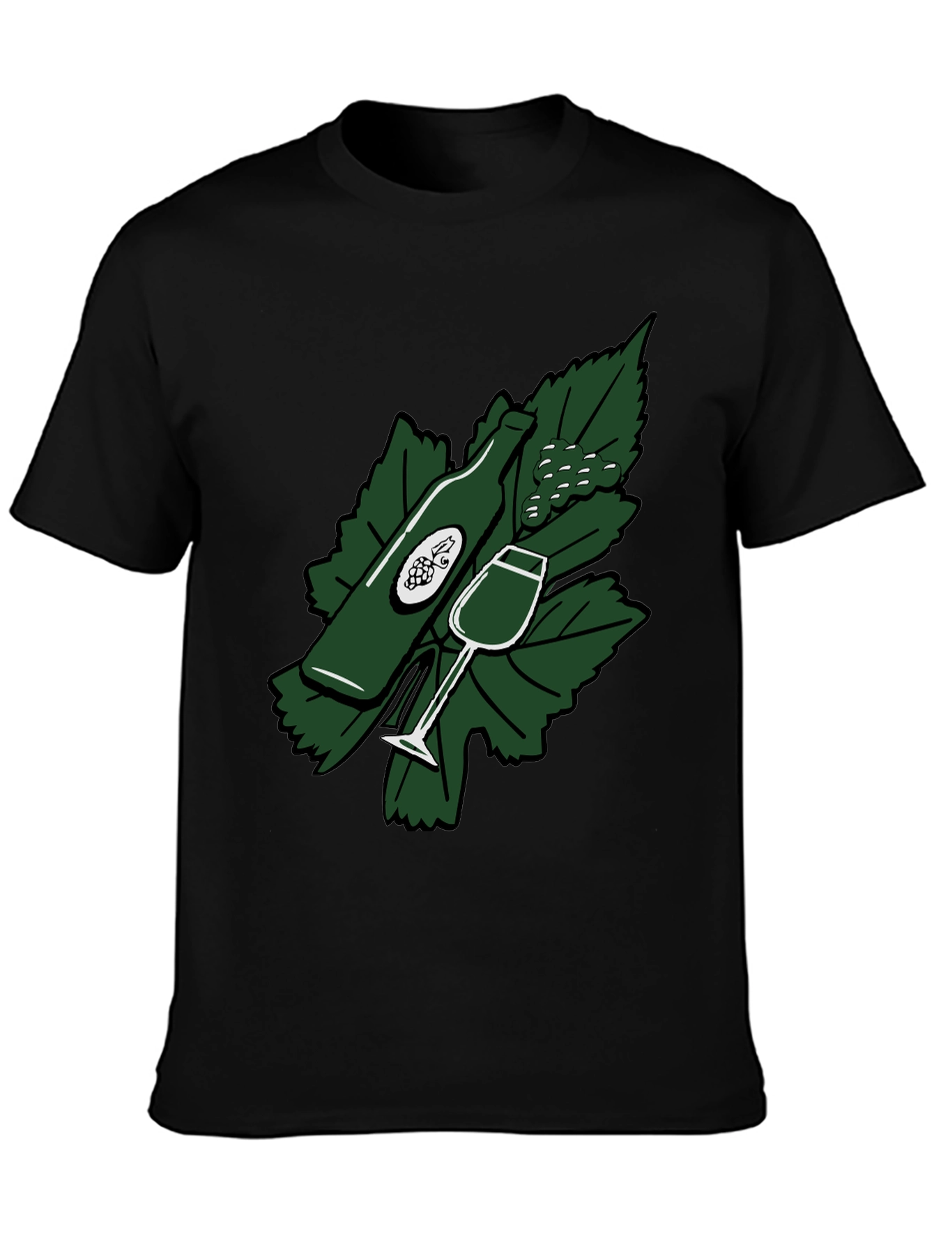 Wine Time Graphic T-Shirt