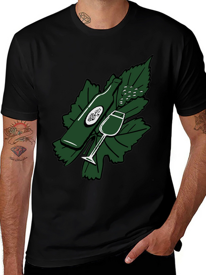 Wine Time Graphic T-Shirt