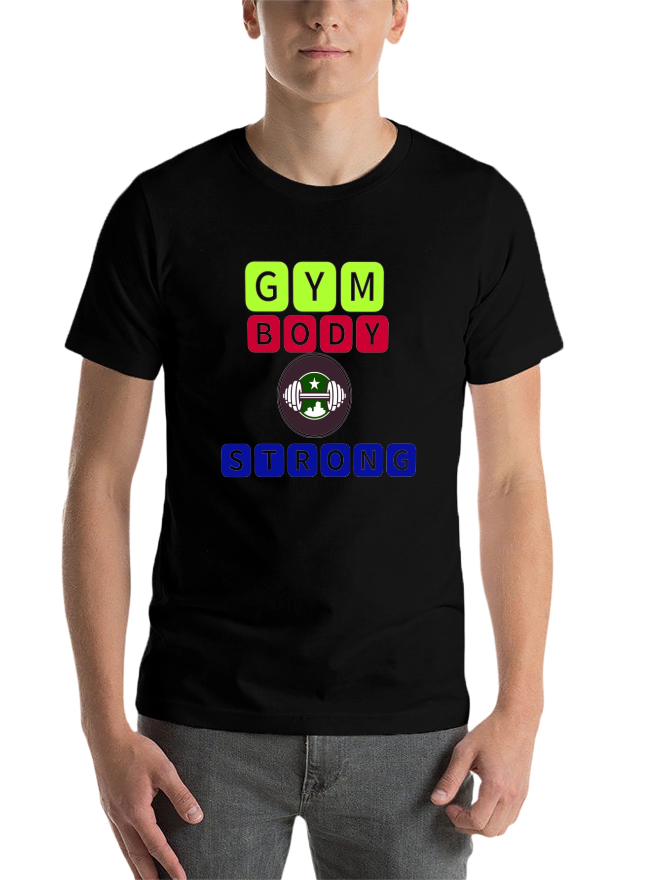 Gym Body Strong T-Shirt - Fitness Apparel