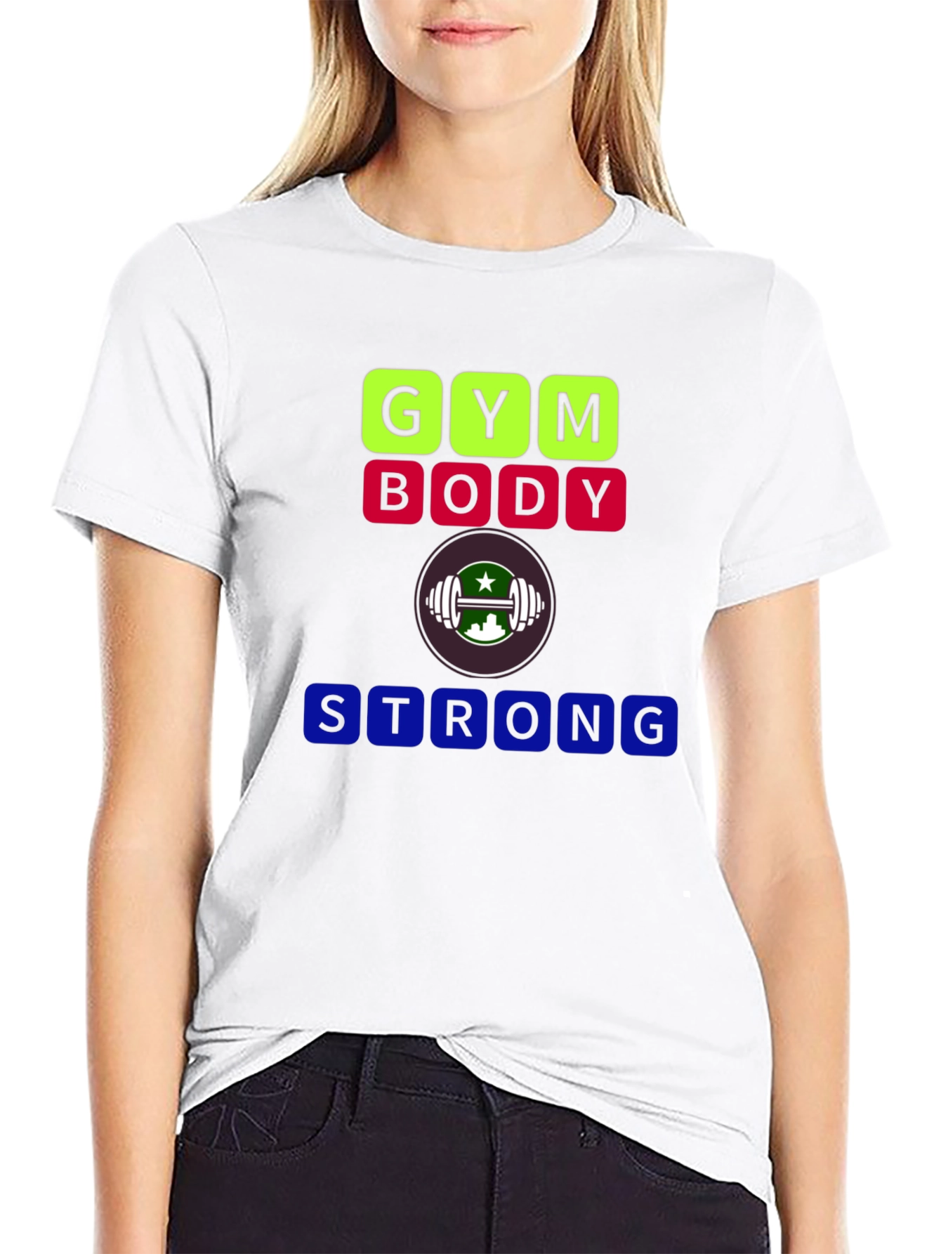 Gym Body Strong T-Shirt - Fitness Apparel