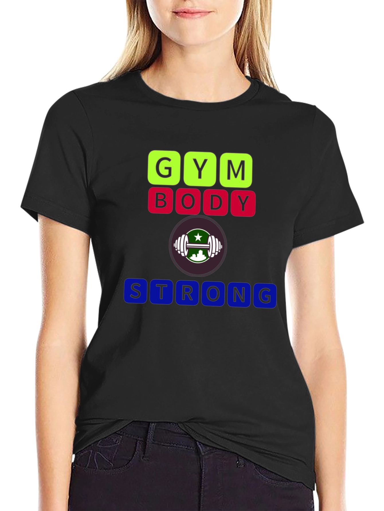 Gym Body Strong T-Shirt - Fitness Apparel