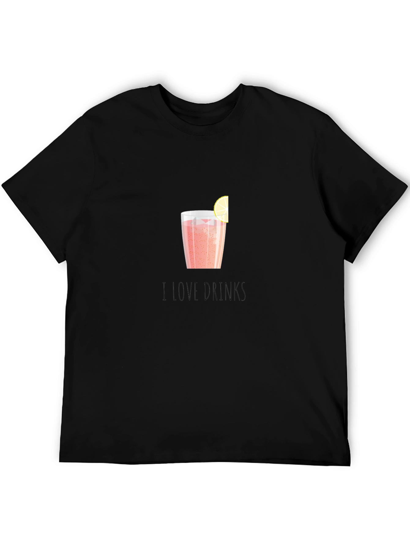 I Love Drinks Graphic T-Shirt