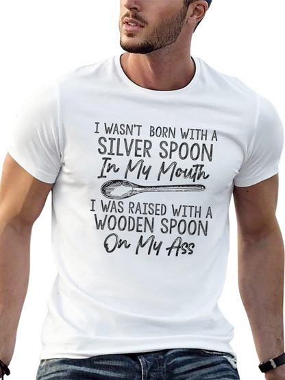 Funny Wooden Spoon Graphic T-Shirt