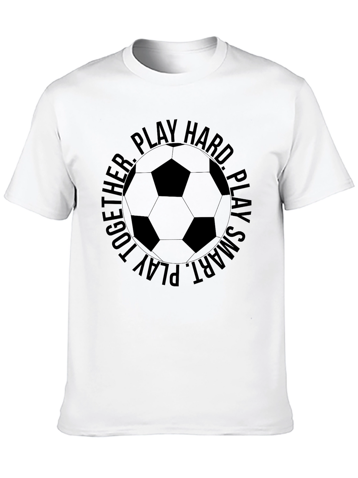 Soccer Ball Graphic T-Shirt - Play Hard