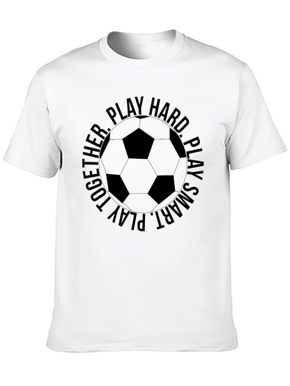 Soccer Ball Graphic T-Shirt - Play Hard