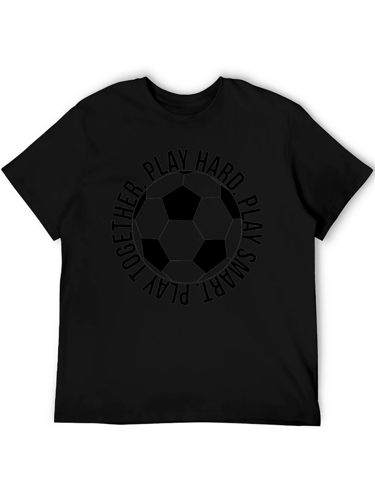 Soccer Ball Graphic T-Shirt - Play Hard