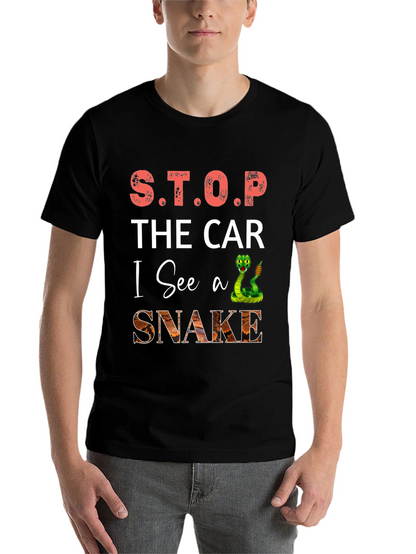 S.T.O.P. The Car I See A Snake T-Shirt