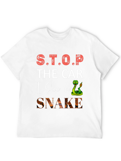 S.T.O.P. The Car I See A Snake T-Shirt