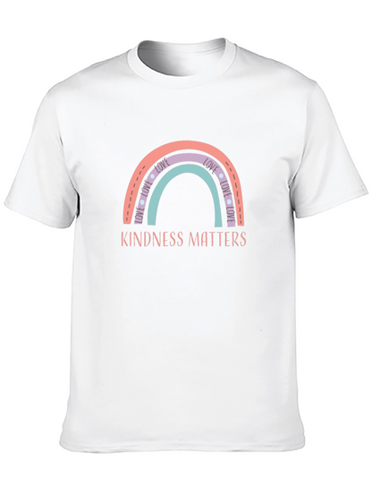 Kindness Matters Rainbow Graphic Tee