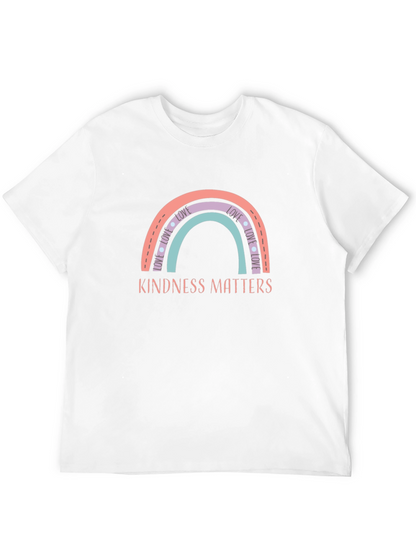 Kindness Matters Rainbow Graphic Tee