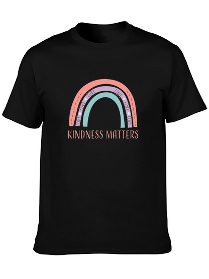Kindness Matters Rainbow Graphic Tee