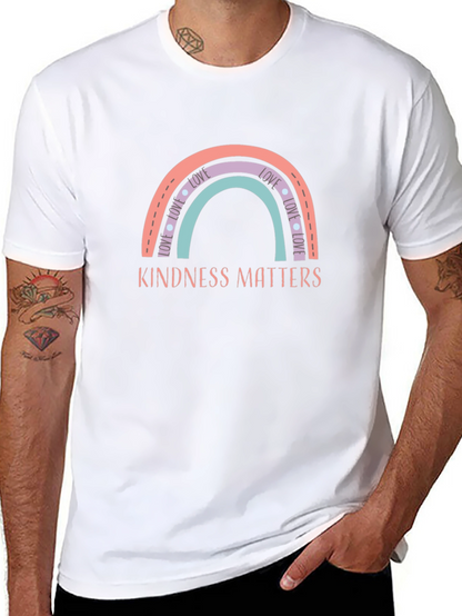 Kindness Matters Rainbow Graphic Tee