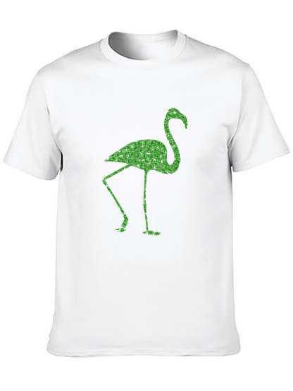 Shamrock Flamingo Black T-Shirt