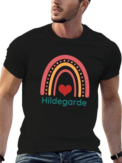 Hildegarde Rainbow Heart T-Shirt