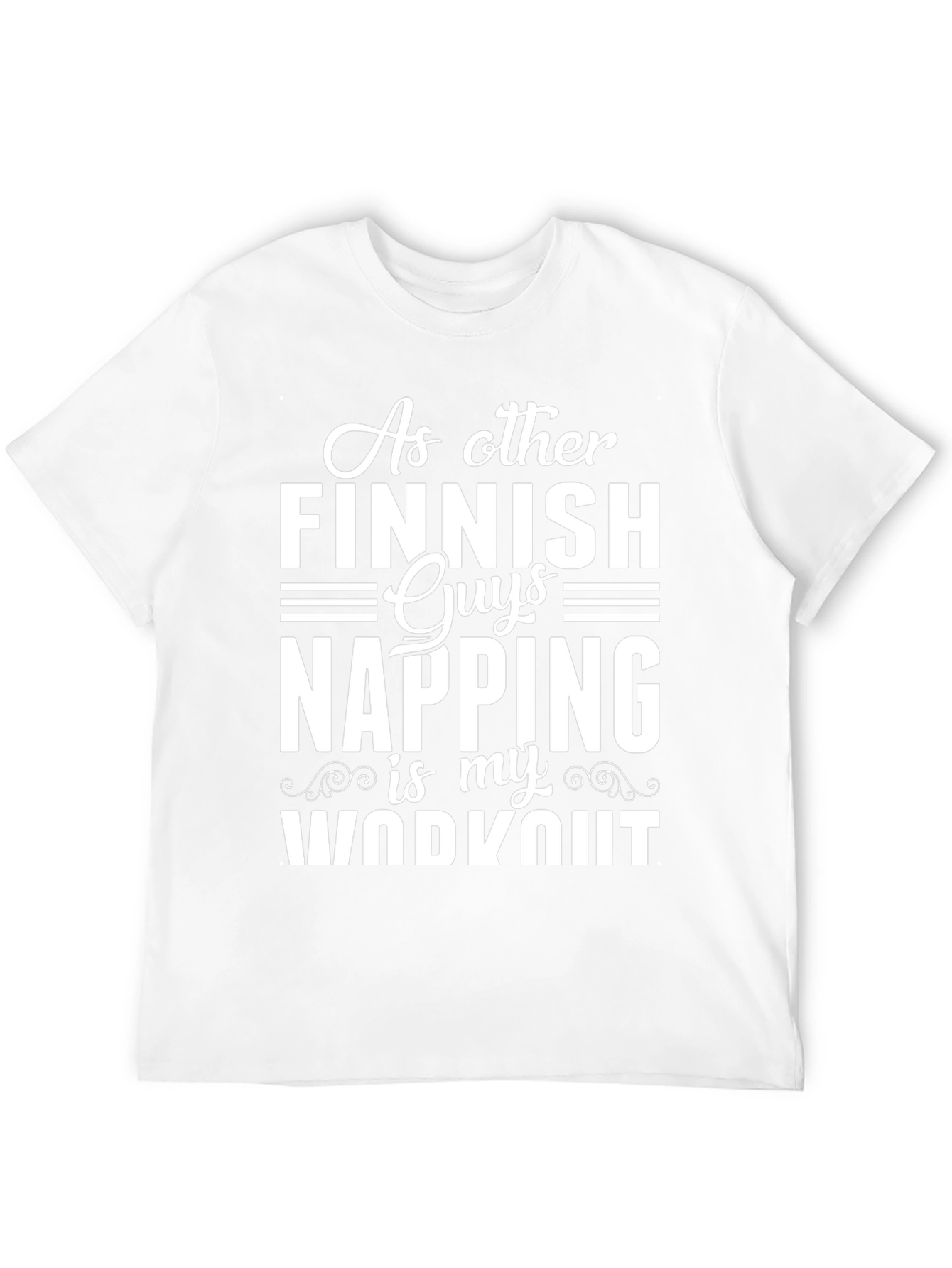 Funny Finnish Napping Workout Graphic T-Shirt