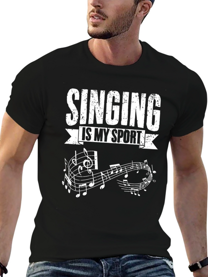 Singing is My Sport Graphic T-Shirt