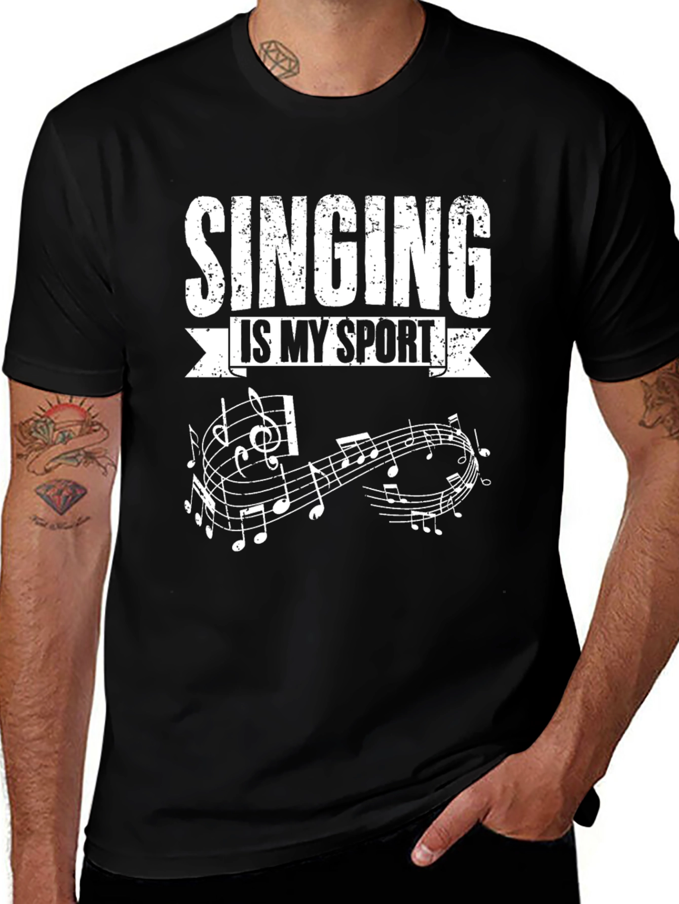 Singing is My Sport Graphic T-Shirt