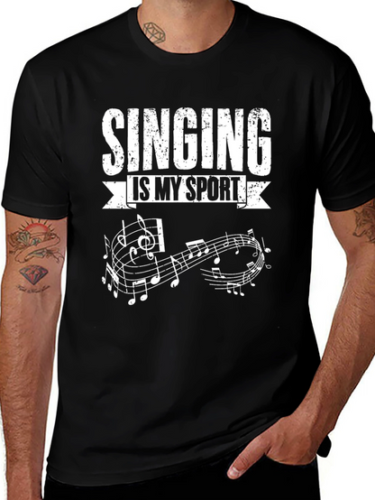 Singing is My Sport Graphic T-Shirt