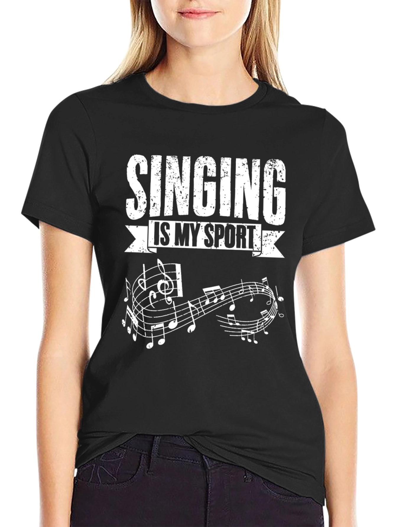 Singing is My Sport Graphic T-Shirt