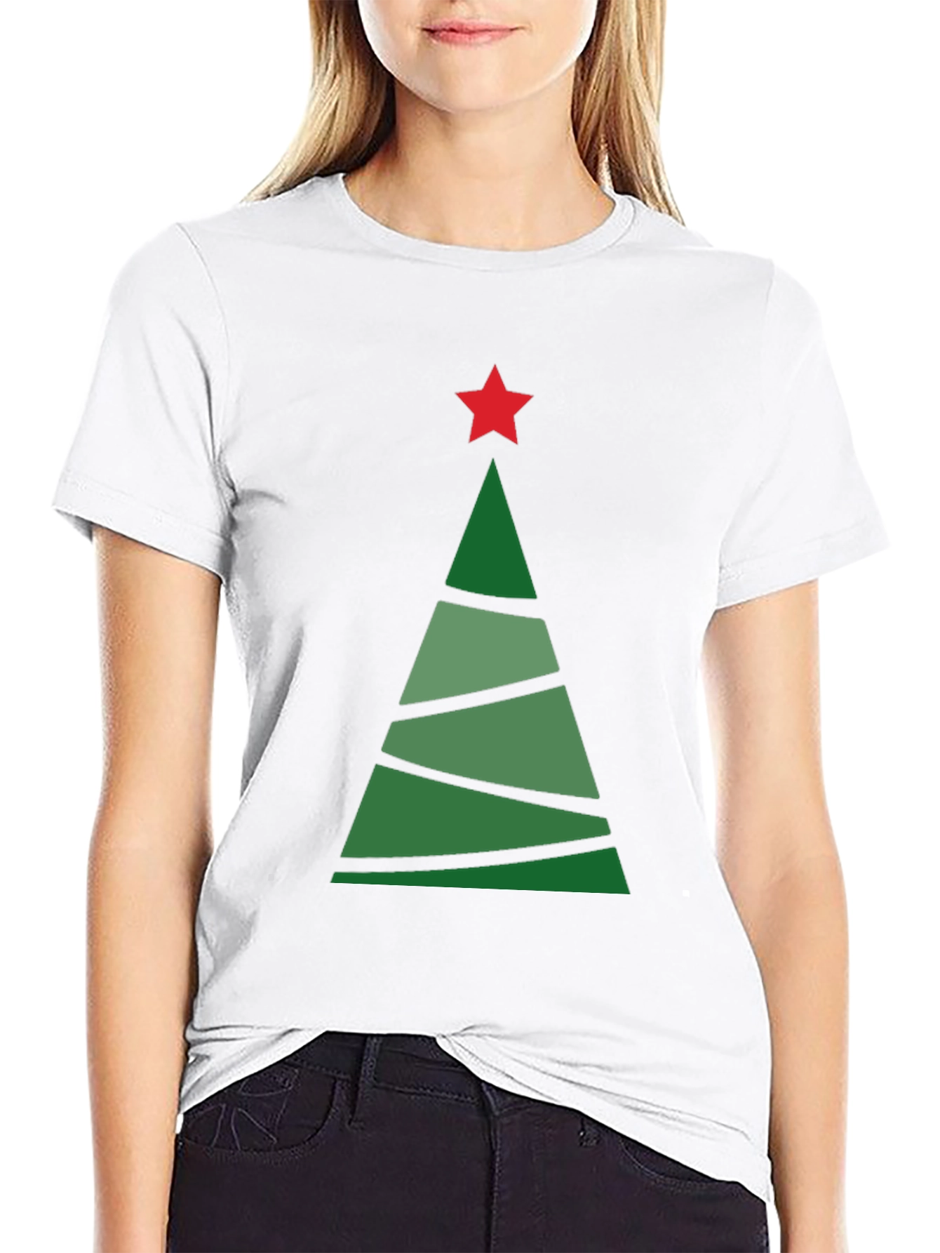 Christmas Tree Graphic Tee - Holiday Style