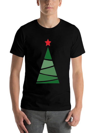 Christmas Tree Graphic Tee - Holiday Style