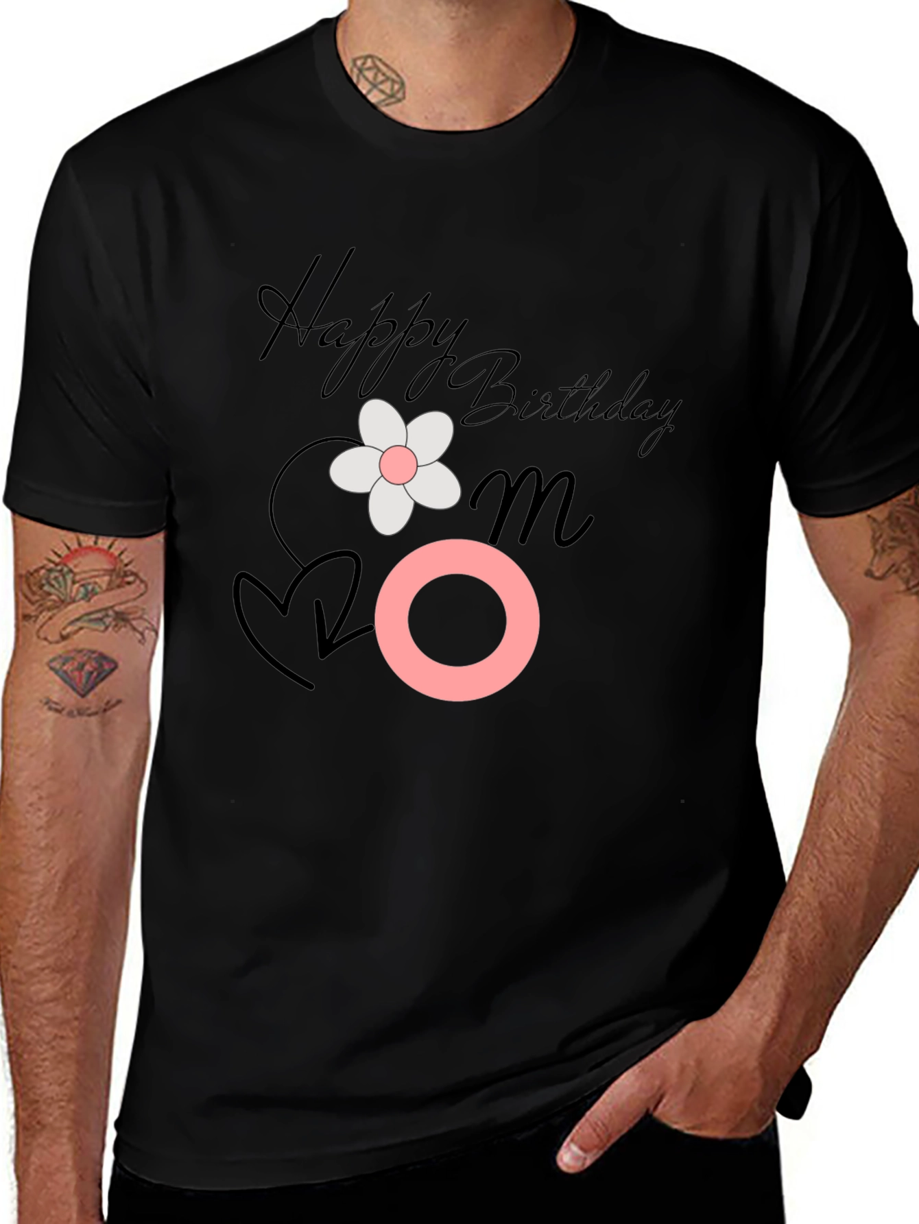 Happy Birthday Mom Graphic Tee