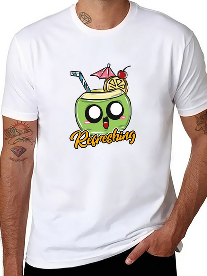 Refreshing Coconut Black T-Shirt