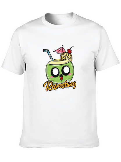 Refreshing Coconut Black T-Shirt