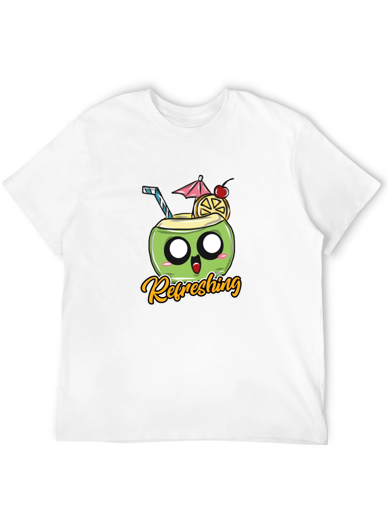 Refreshing Coconut Black T-Shirt