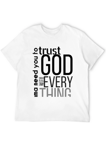 Trust God Black Graphic Tee