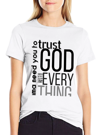 Trust God Black Graphic Tee