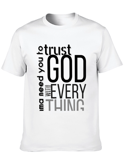 Trust God Black Graphic Tee