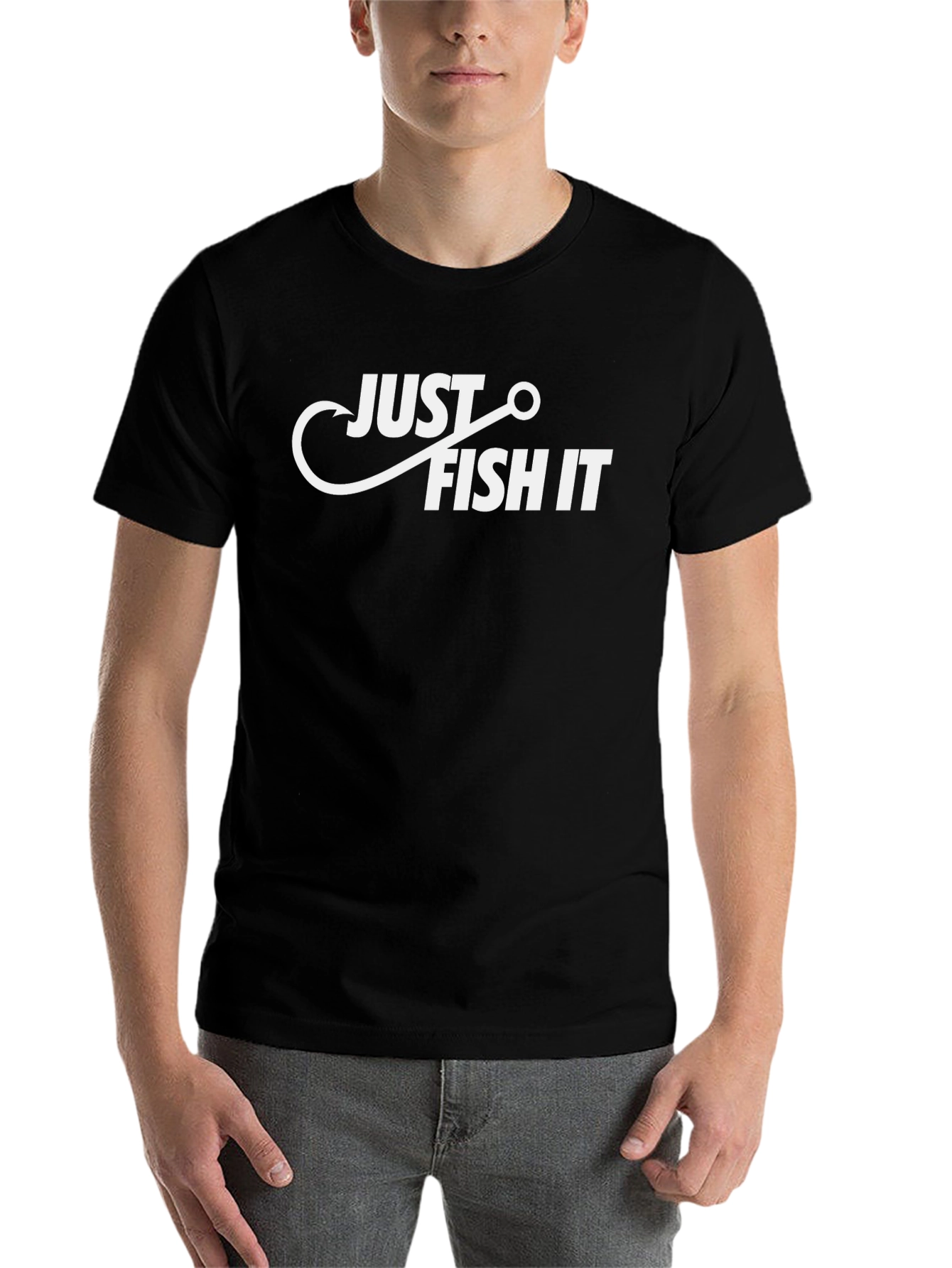 Just Fish It T-Shirt - Funny Fishing Tee
