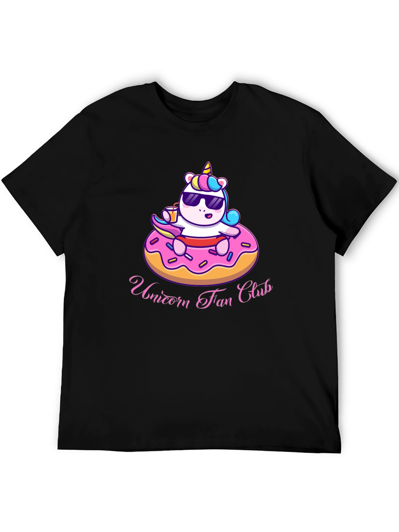 Unicorn Fan Club Donut T-Shirt