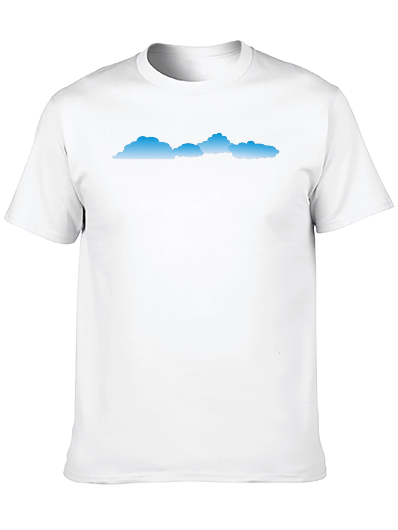 Mens Black Cloud Graphic T-Shirt