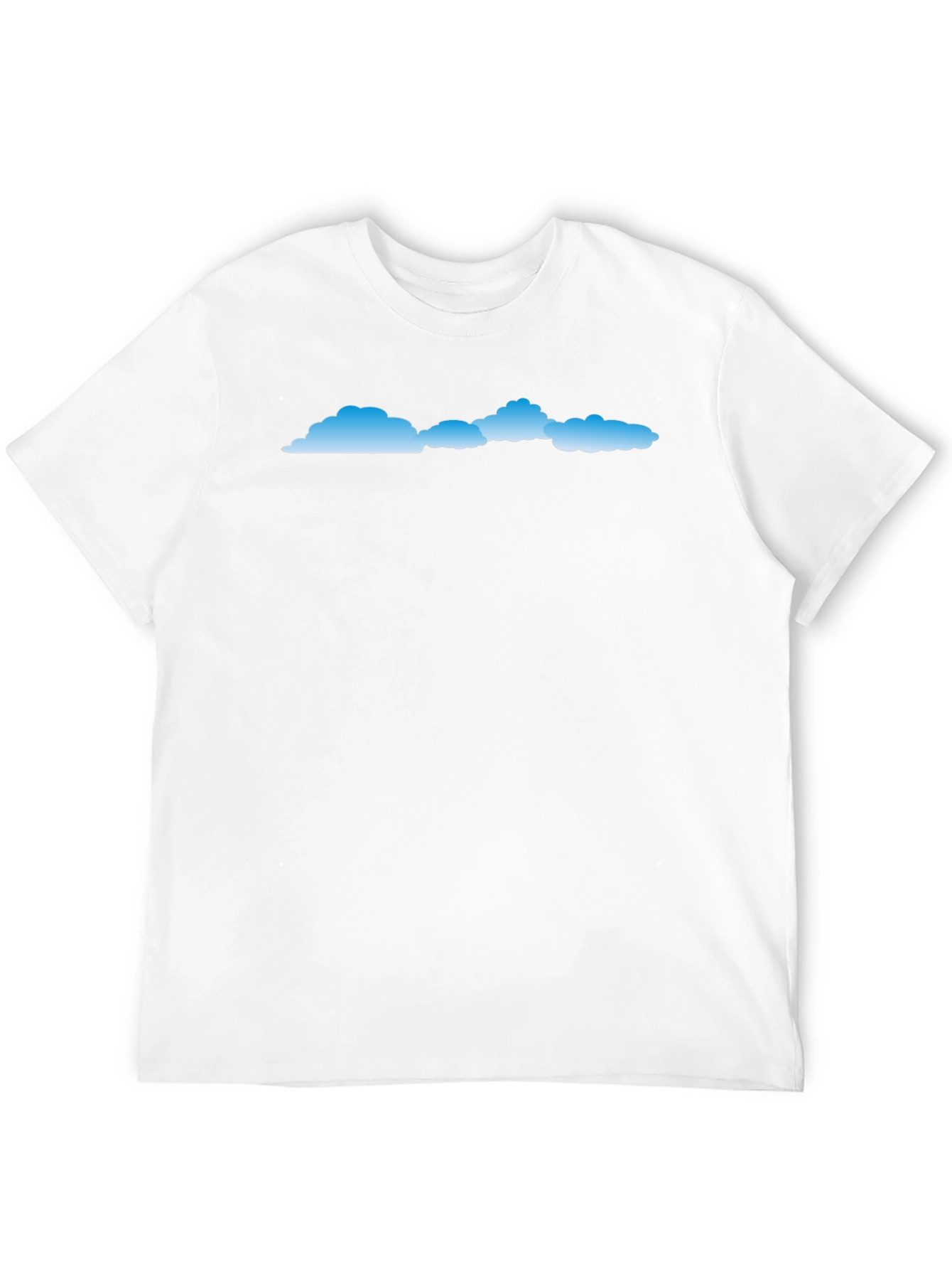 Mens Black Cloud Graphic T-Shirt