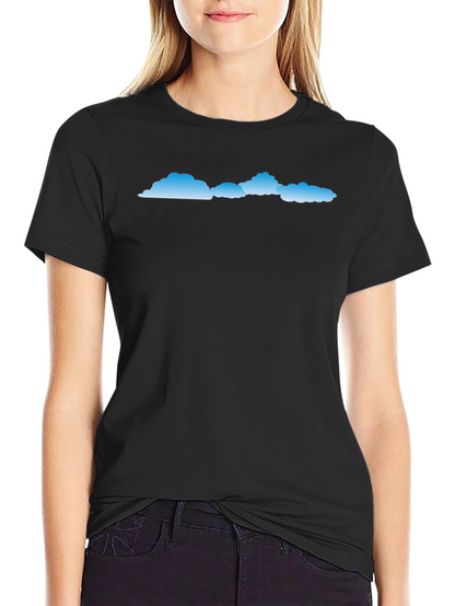 Mens Black Cloud Graphic T-Shirt