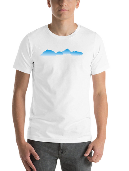 Mens Black Cloud Graphic T-Shirt